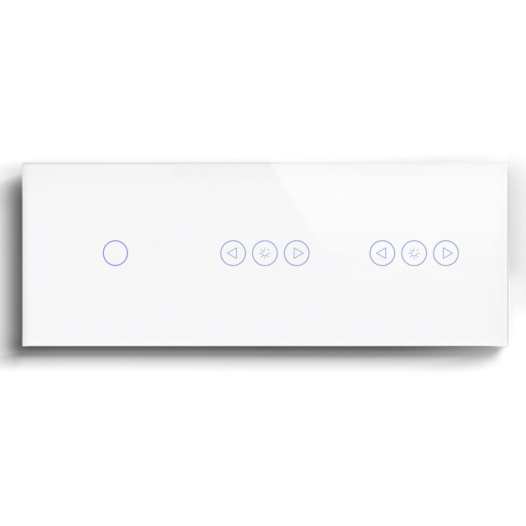 BSEED Zigbee villanykapcsoló dupla fényerő-szabályzóval, 228 mm