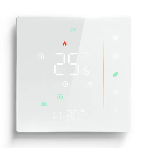 BSEED Okostermosztát padlófűtéshez Zigbee vagy Wifi vezérelt