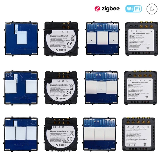 BSEED Wifi/Zigbee érintős kapcsoló funkciómodul, nullvezeték nélküli bekötéshez