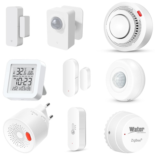 BSEED Wifi és Zigbee okosérzékelők – ajtó-, füst-, víz-, mozgás- és gázérzékelő