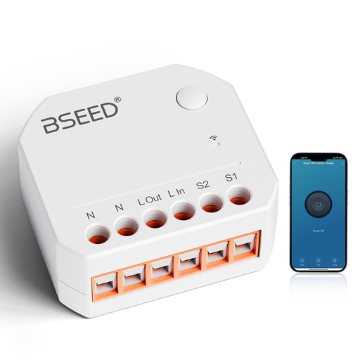 BSEED Wifi-s okos kapcsolómodul, Tuya kompatibilis