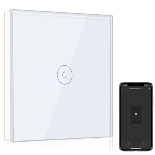 BSEED Wifi-s okos érintős villanykapcsoló (nullvezetős), 86 mm