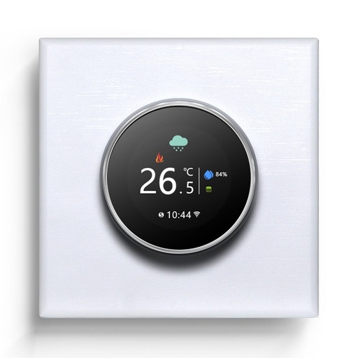 BSEED Wifi-s padlófűtés-termosztát forgatógombbal, kerek kijelzővel