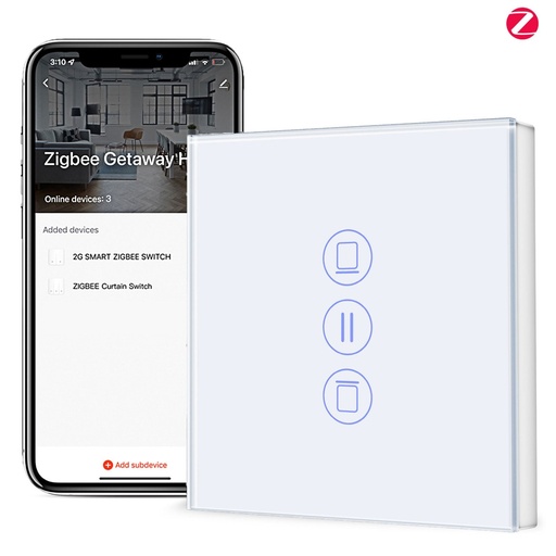 BSEED Zigbee érintős okos redőnykapcsoló