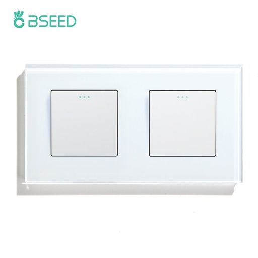 Bseed Light Switch 1/2/3 Gang 1Way Mechanical Switches Toggle Switch