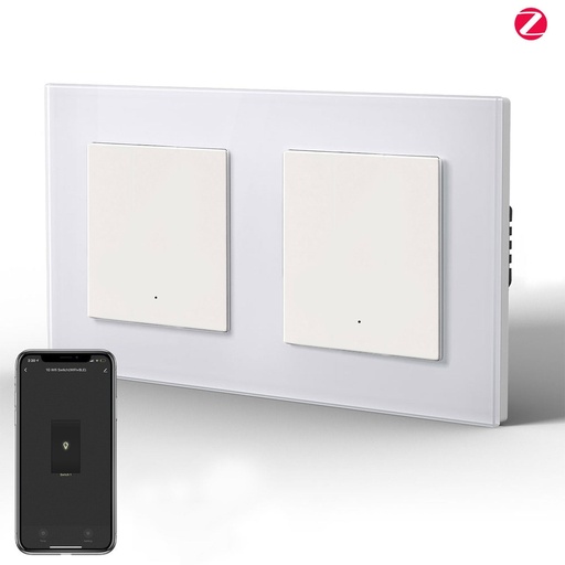 BSEED dupla Zigbee-s okos villanykapcsoló (nullvezetékes), átjáróval